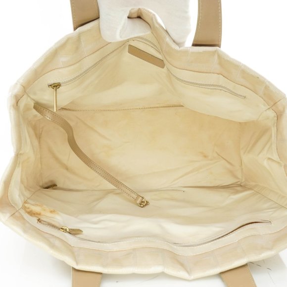 Auth Chanel Travel Line Tote Bag Nylon #26990C12 - Picture 7 of 14